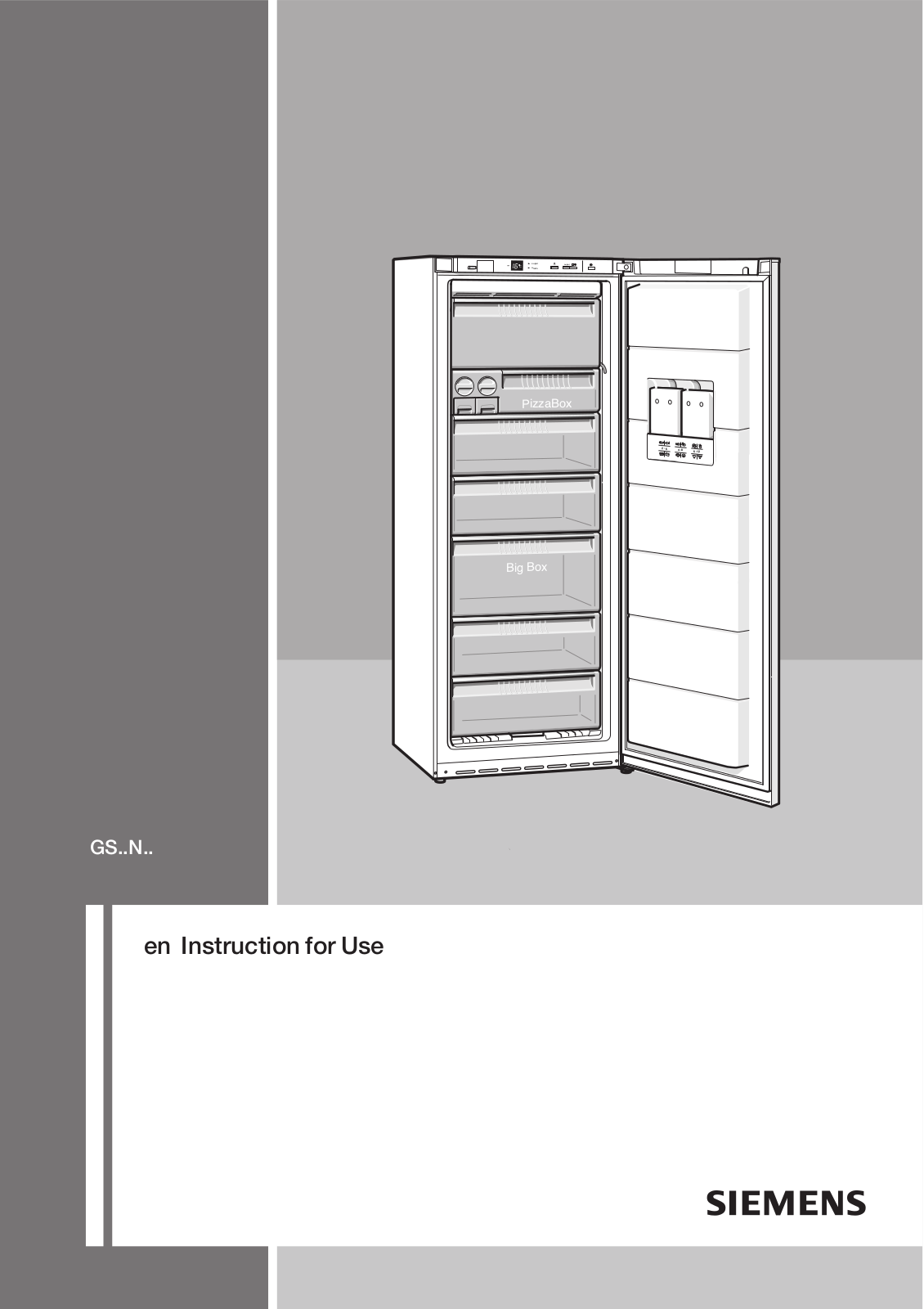 Siemens GS40NA31GB, GS40NA32 Instructions Manual