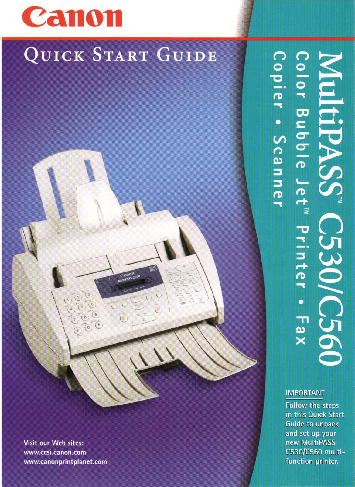 Canon MULTIPASS C530 User Manual