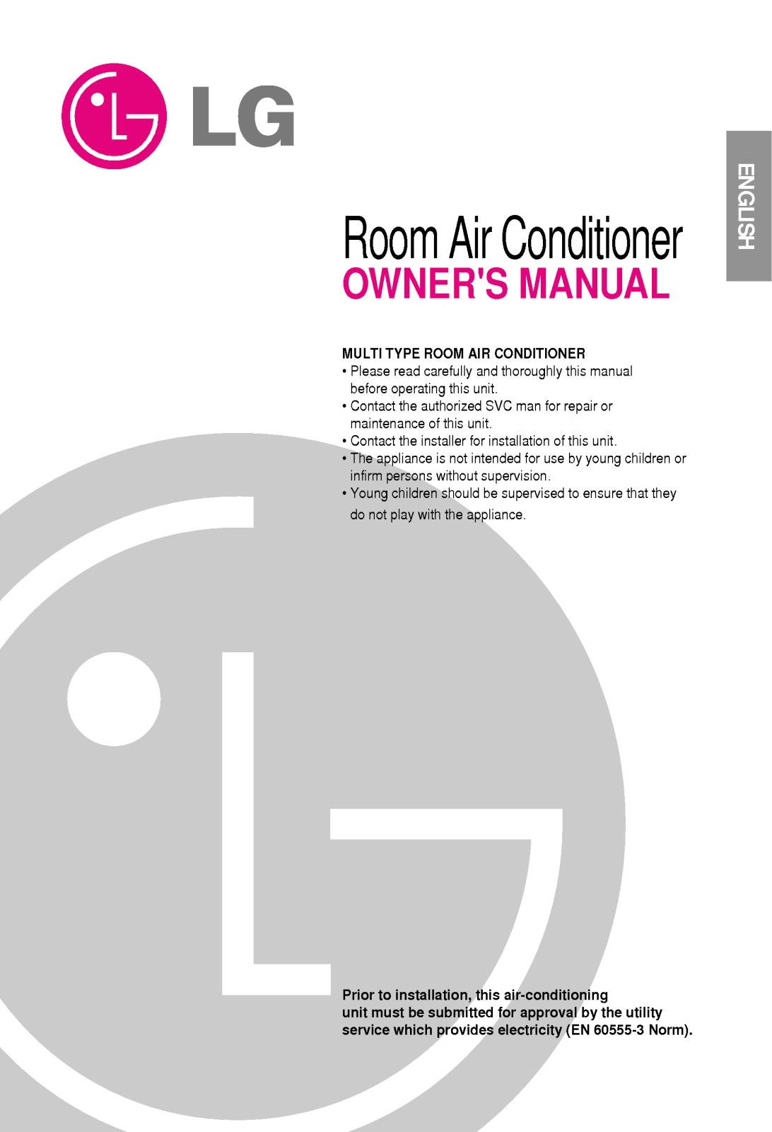 LG LM-2166B2L, LM-3061B2L, LM-3061E2L User Manual