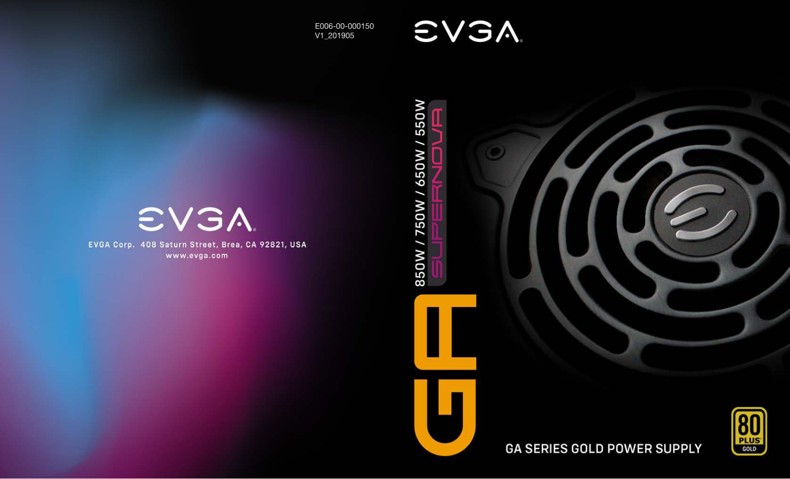EVGA SuperNOVA 650 GA Service Manual