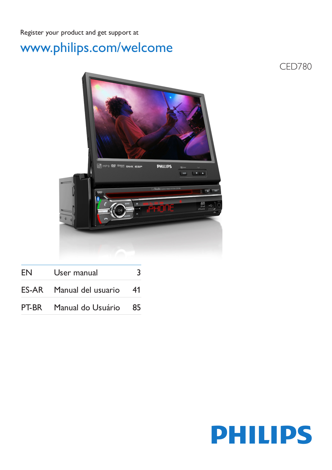 Philips CED780 User Manual