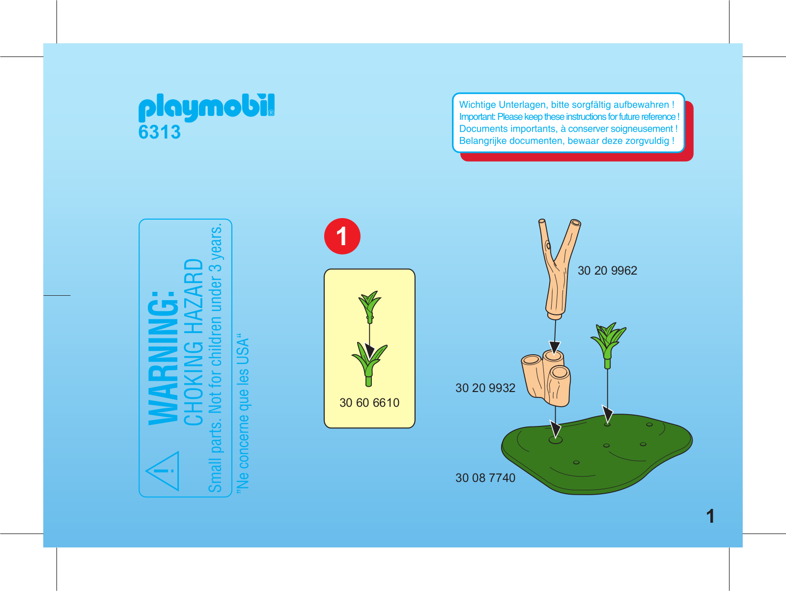 Playmobil 6313 Instructions