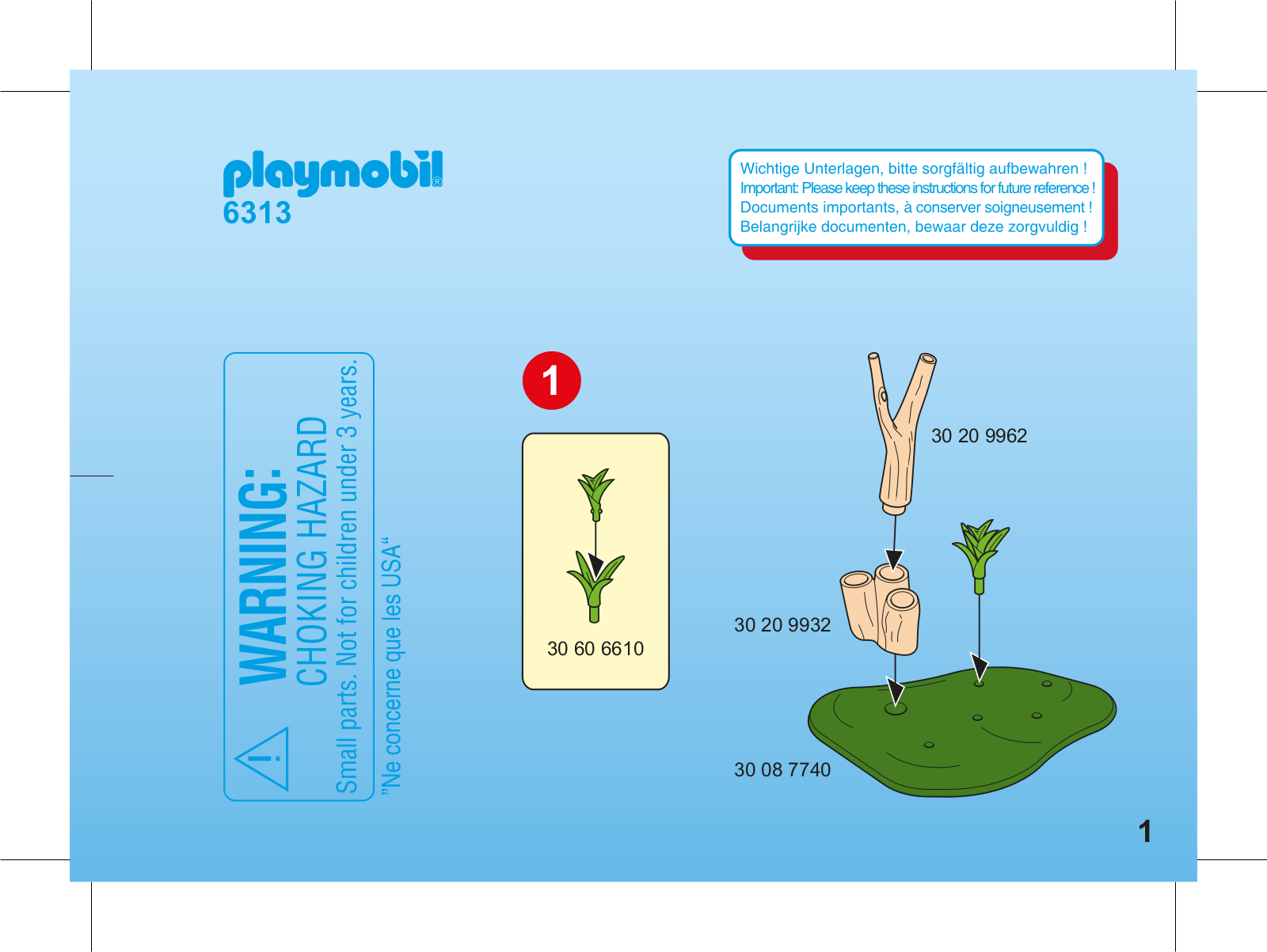 Playmobil 6313 Instructions