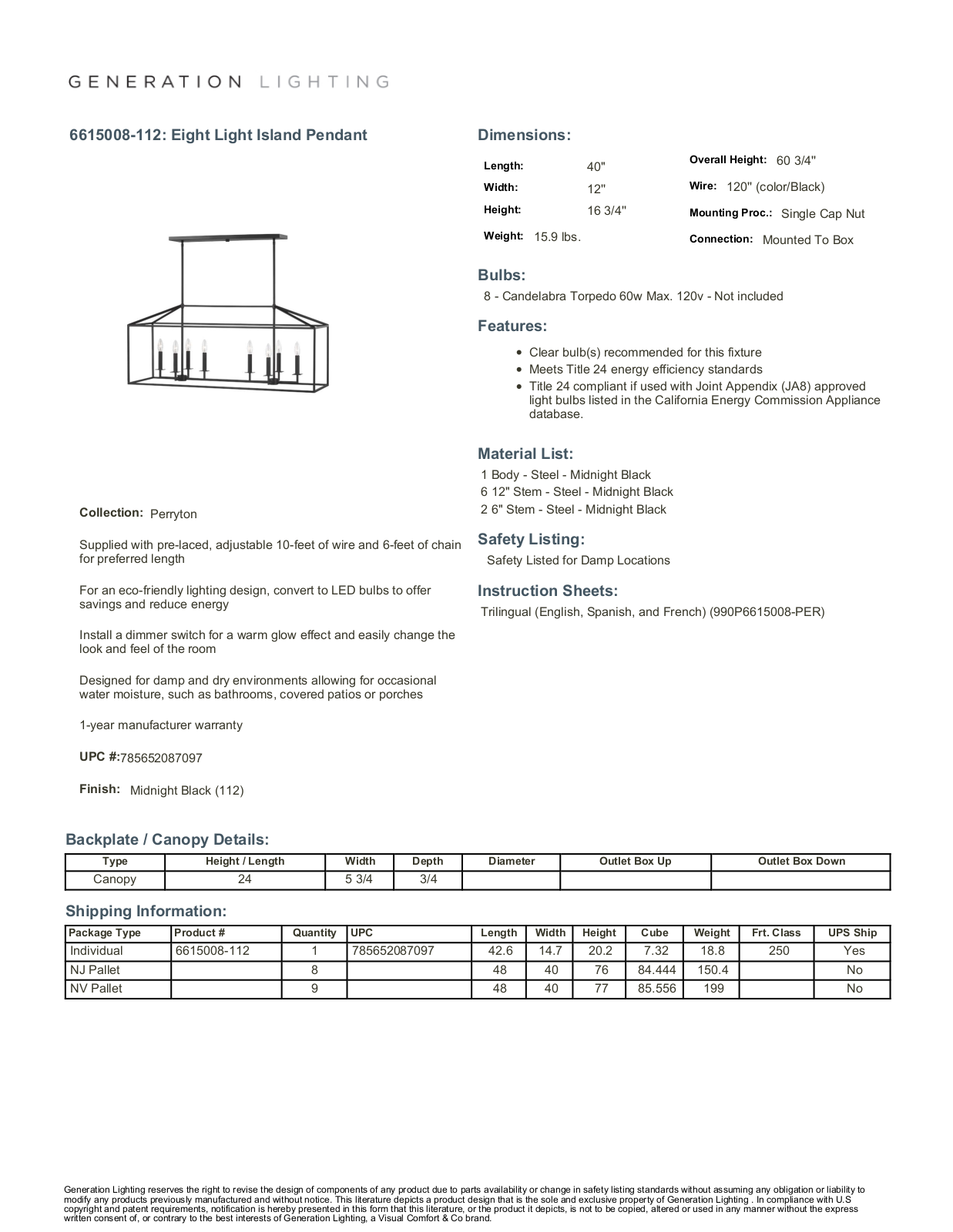Joss & Main W005384133 Specifications - ManualMachine.com