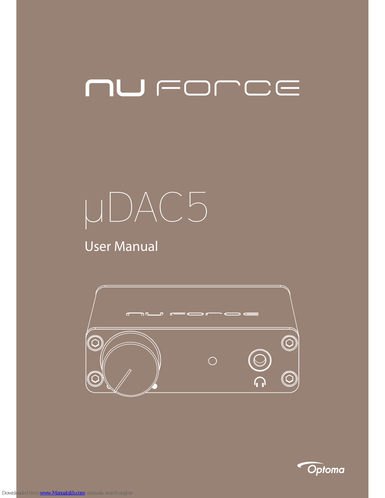 NuForce MDAC5 User Manual - ManualMachine.com