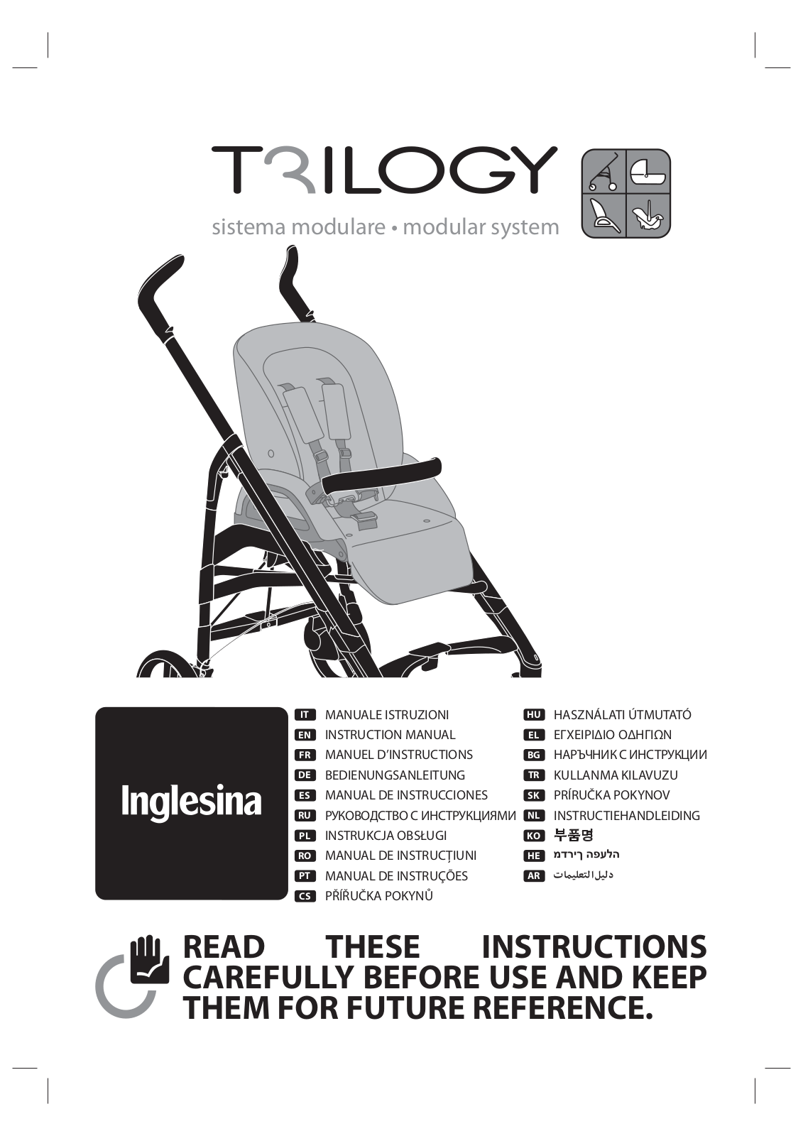 Inglesina Trilogy User Manual