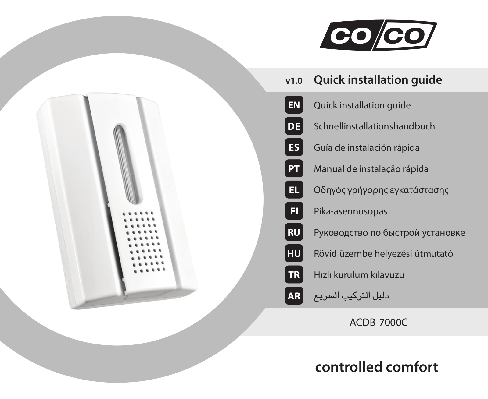 Coco ACDB-7000C User Manual