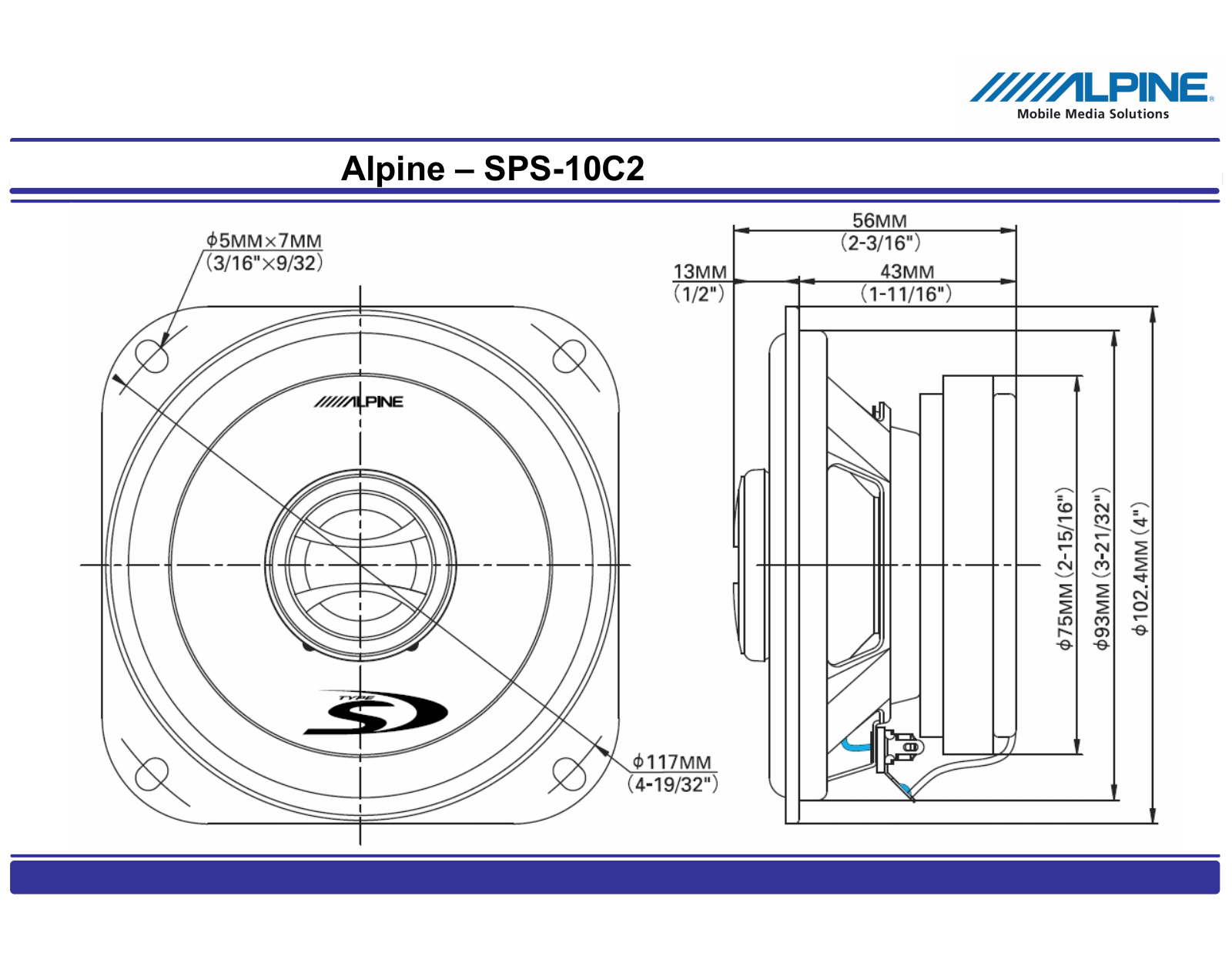 Alpine SPS-10C2 User Manual