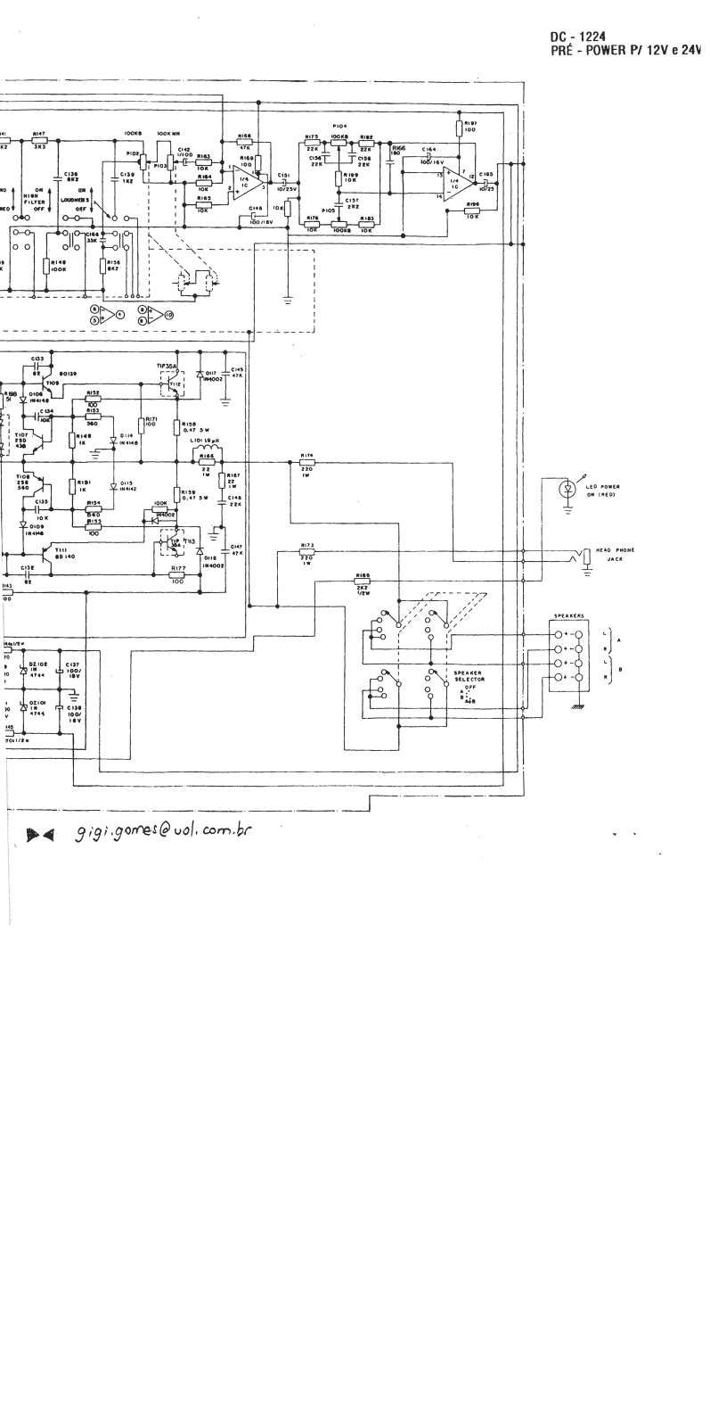 Cygnus DC1224 Schematic