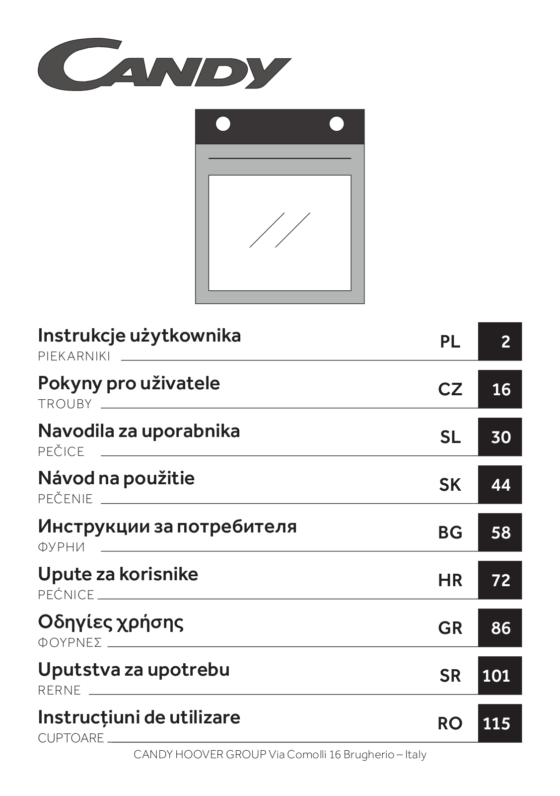 CANDY FCID B525 PP User guide - ManualMachine.com