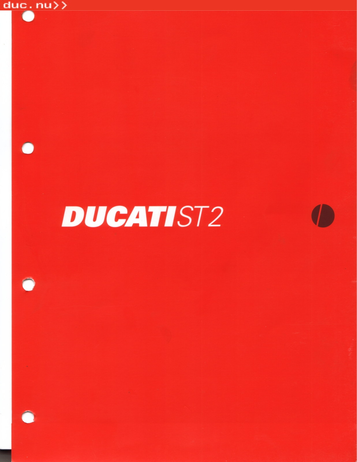 Ducati ST2 Workshop Manual