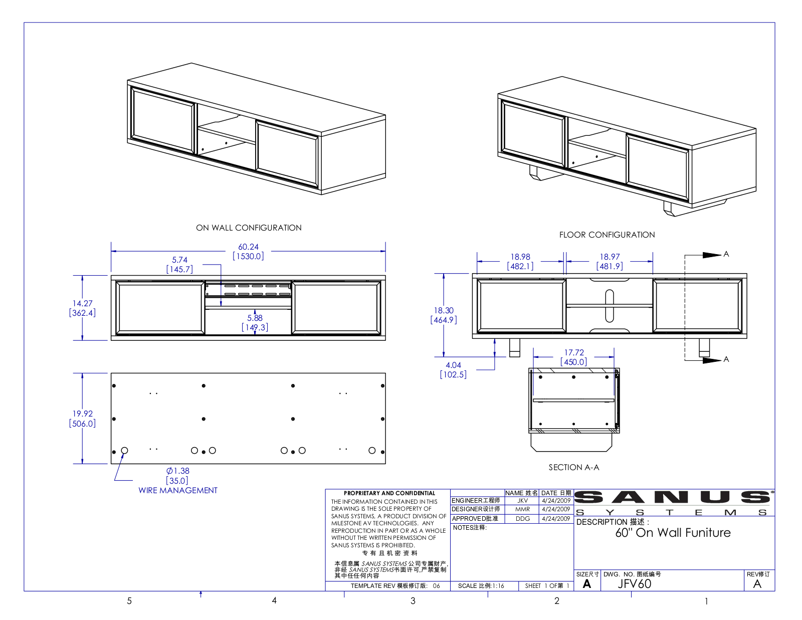 Sanus JFV60 User Manual