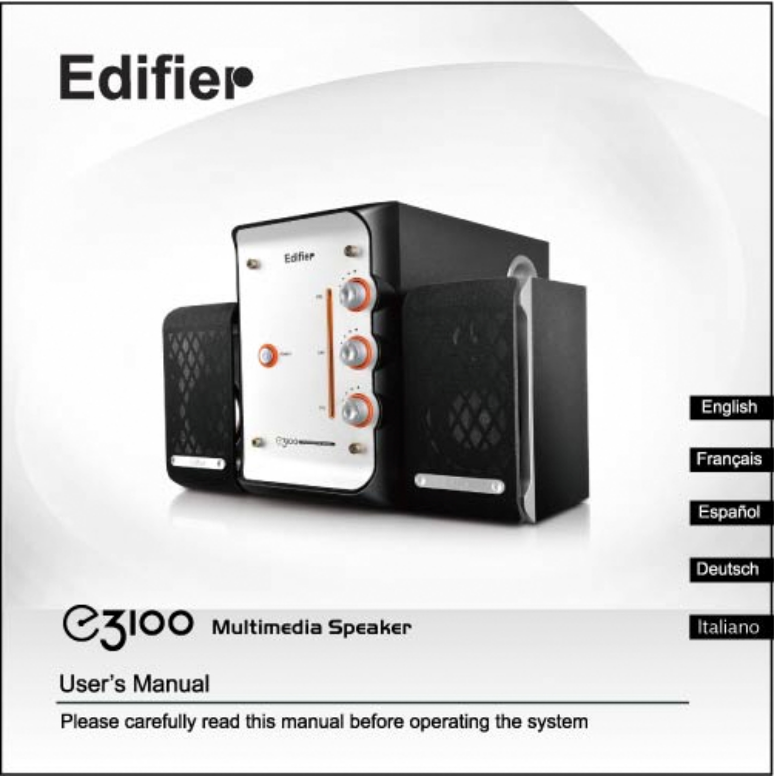 EDIFIER E3100 User Manual