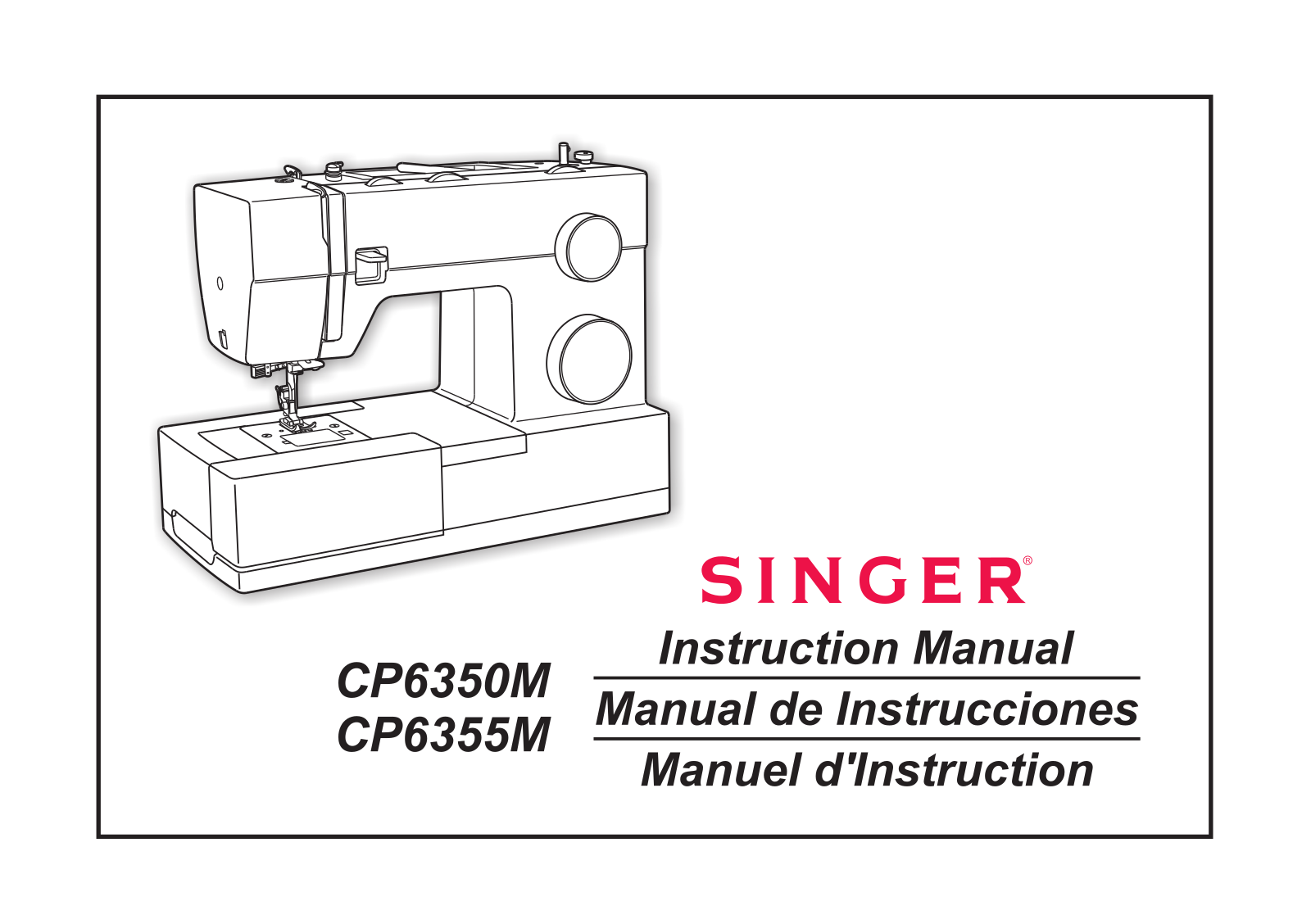 Singer CP6355M, CP6350M Instruction Manual