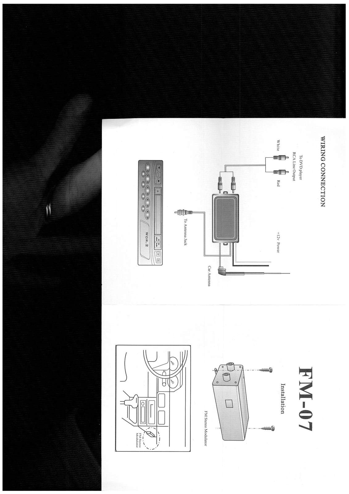 AIV FM-07 Installation