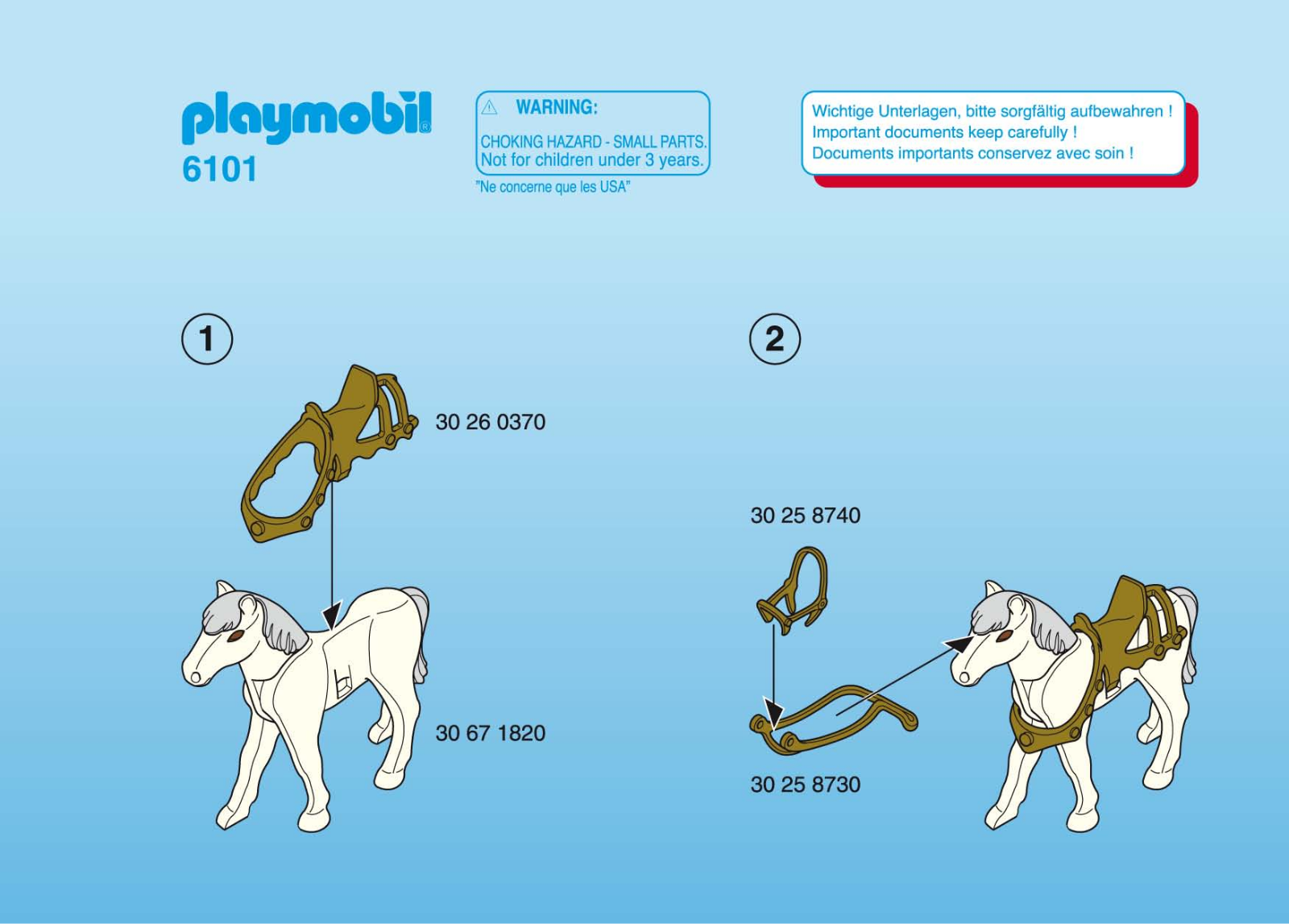 Playmobil 6101 Instructions