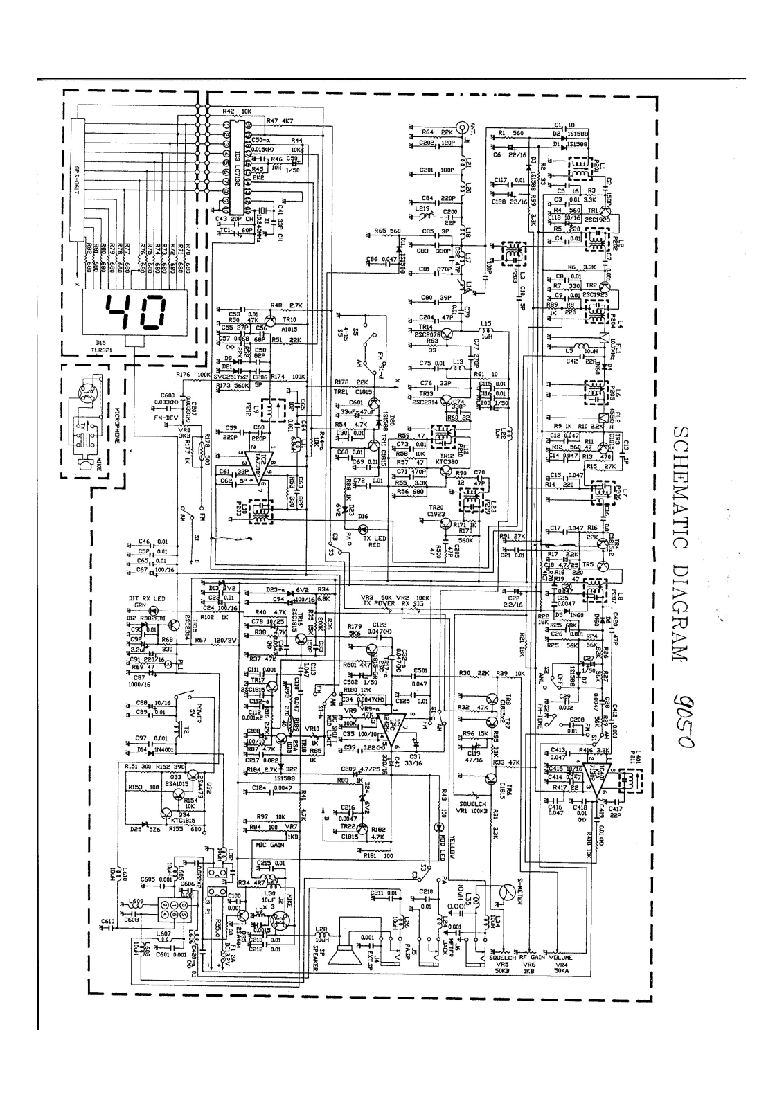 Kaiser KA 9040, KA 9050 Schematic