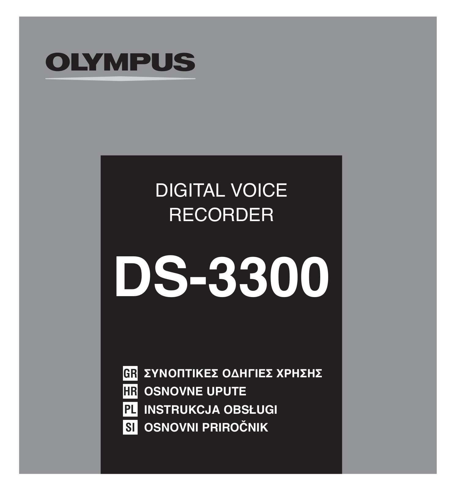 Olympus DS-3300 User Manual