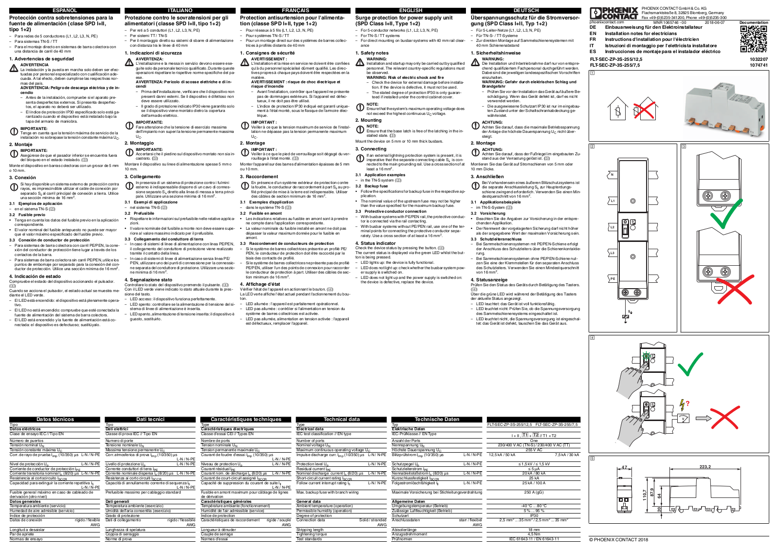 Phoenix Contact 1074741, 1032207 Operating instructions - ManualMachine.com