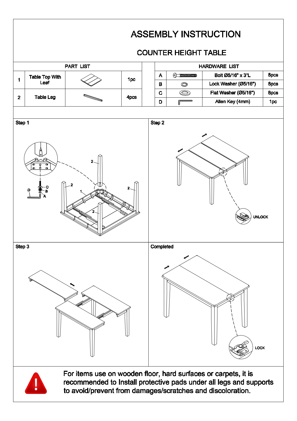 Lark Manor™ ALTH1721 Assembly Instructions - ManualMachine.com