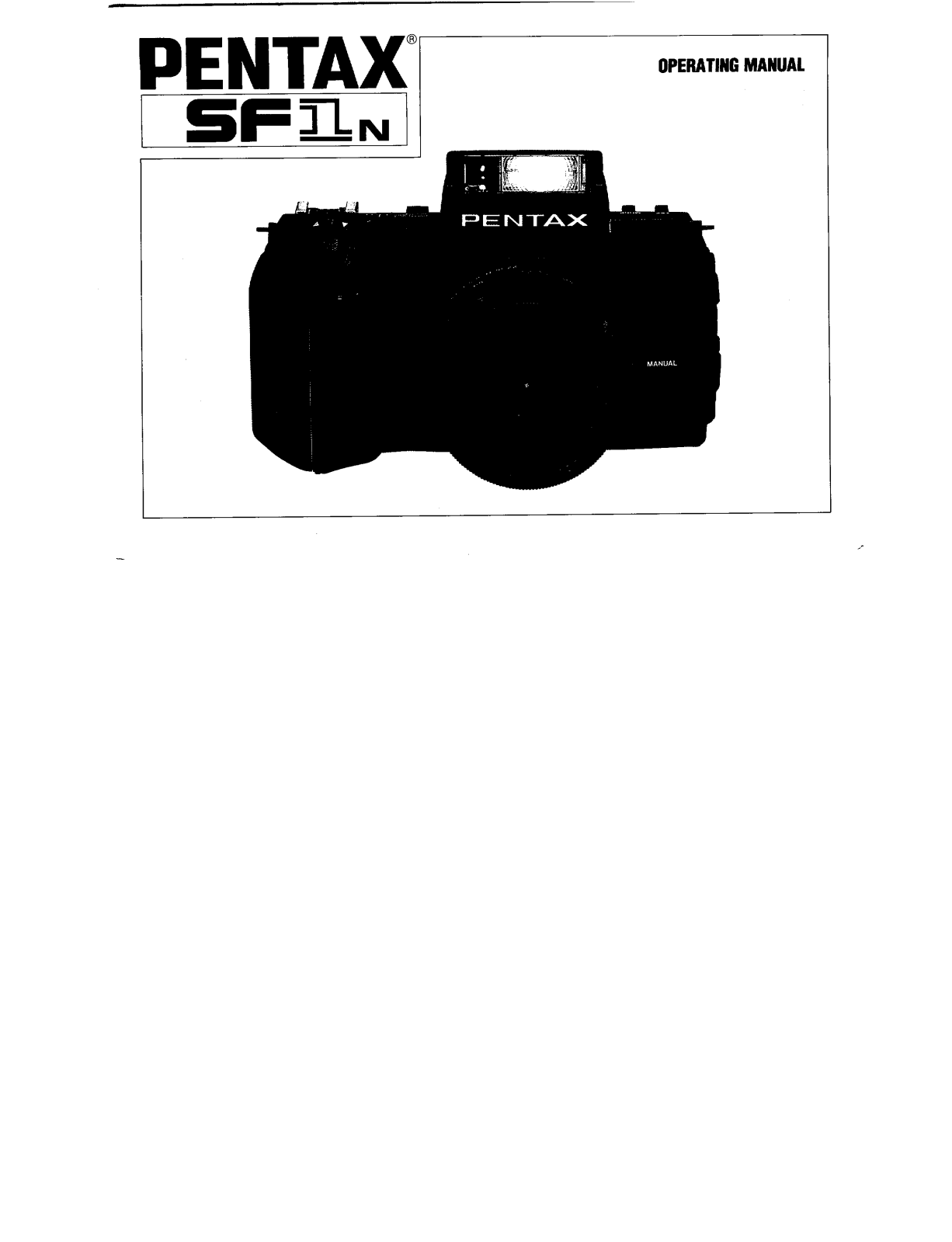 Pentax SF1n User Manual