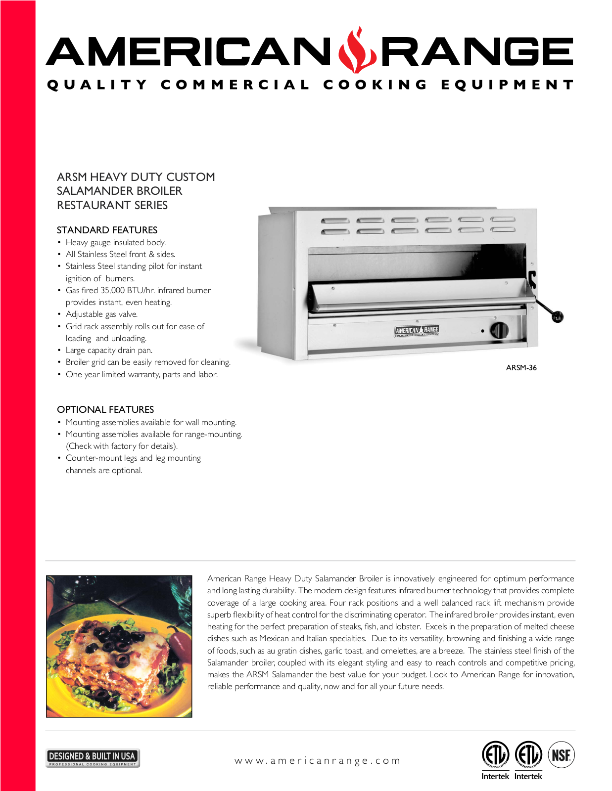 American Range ARSM-24 User Manual - ManualMachine.com