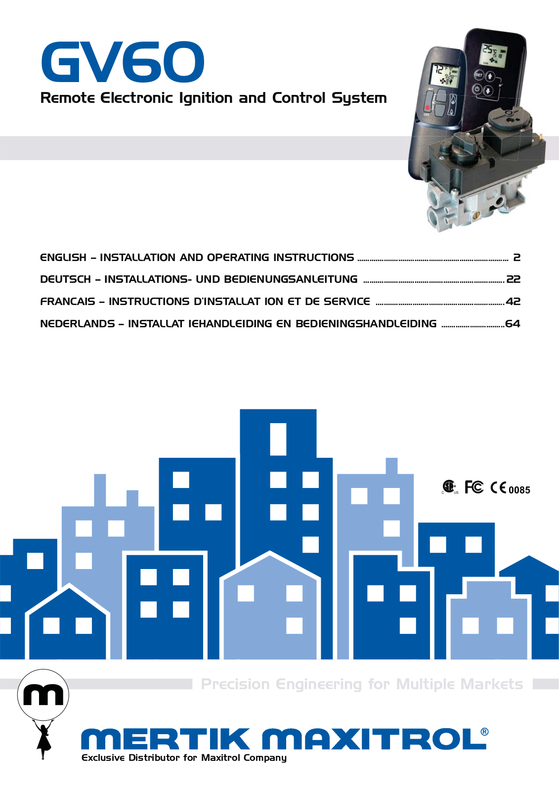 Mertik Maxitrol and KG G6RH User Manual