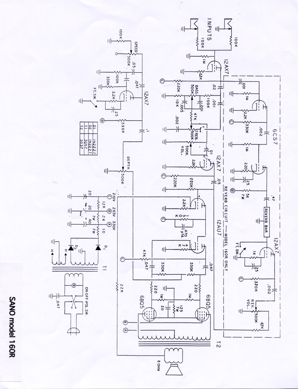 Sano 160r schematic