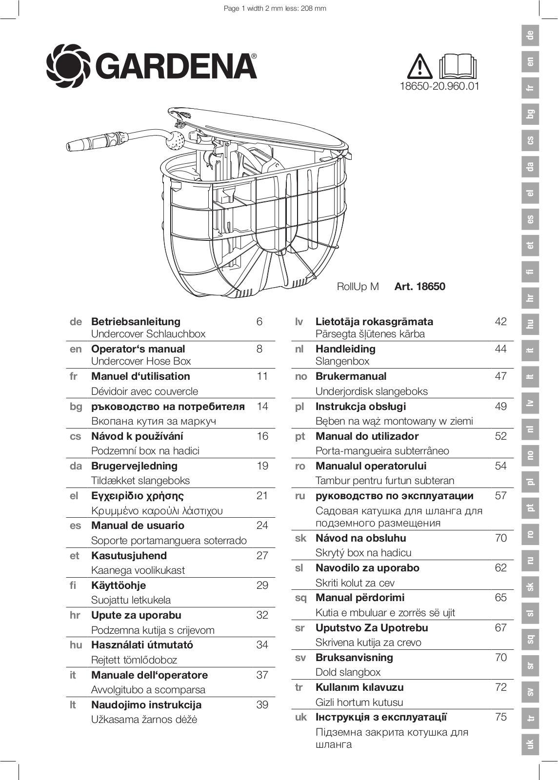 Gardena 18650 User guide - ManualMachine.com