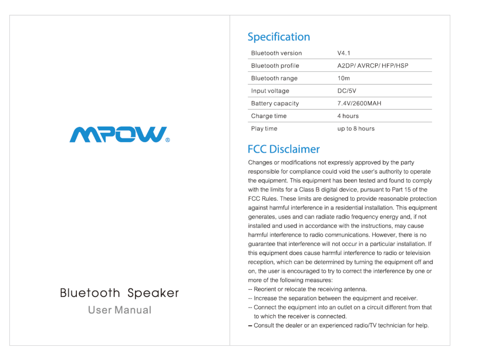 Kedy Tech MPBH064AB User Manual