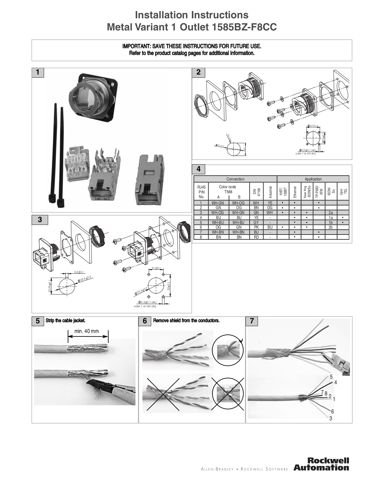 Rockwell Automation 1585BZ-F8CC User Manual