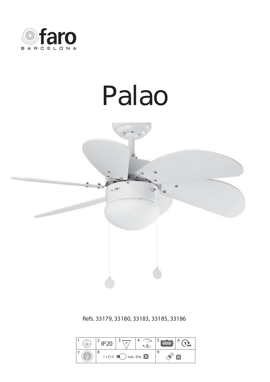 Faro Palao 33183 Operating Instructions - ManualMachine.com