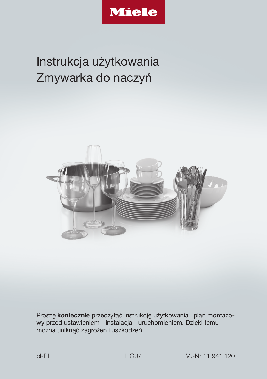 MIELE G 7250 SCVI User guide - ManualMachine.com
