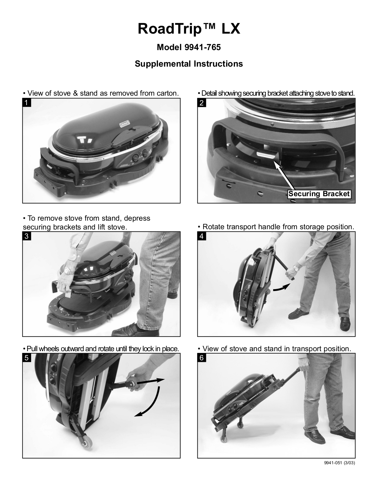 Coleman 9941-765 Owner's Manual