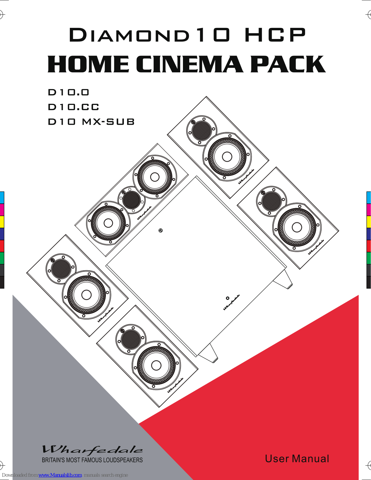 Wharfedale Pro Diamond 10 HCP, D10.0, D10.cc, D10 MX-SUB User Manual