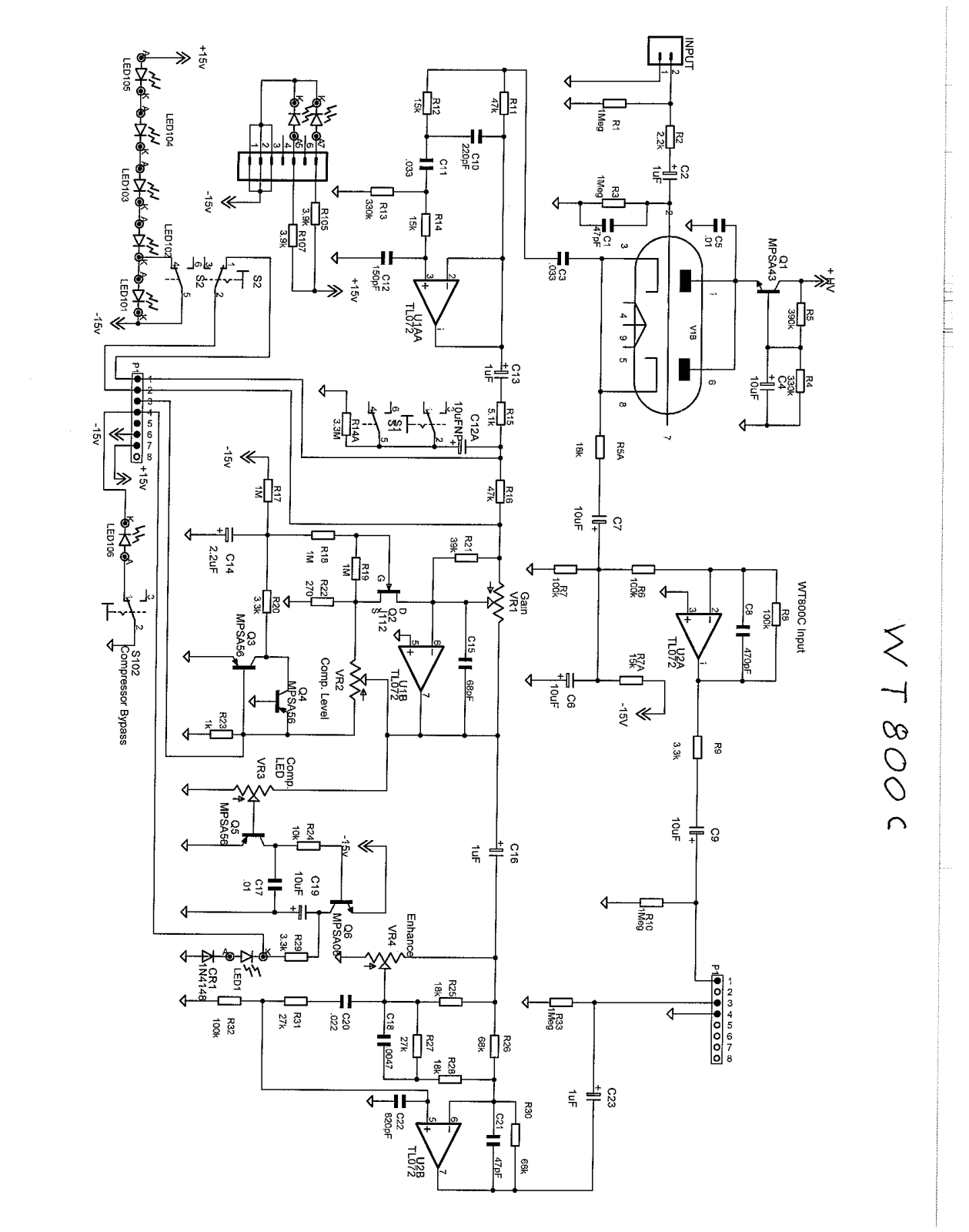 Eden wt800 Schematic - ManualMachine.com