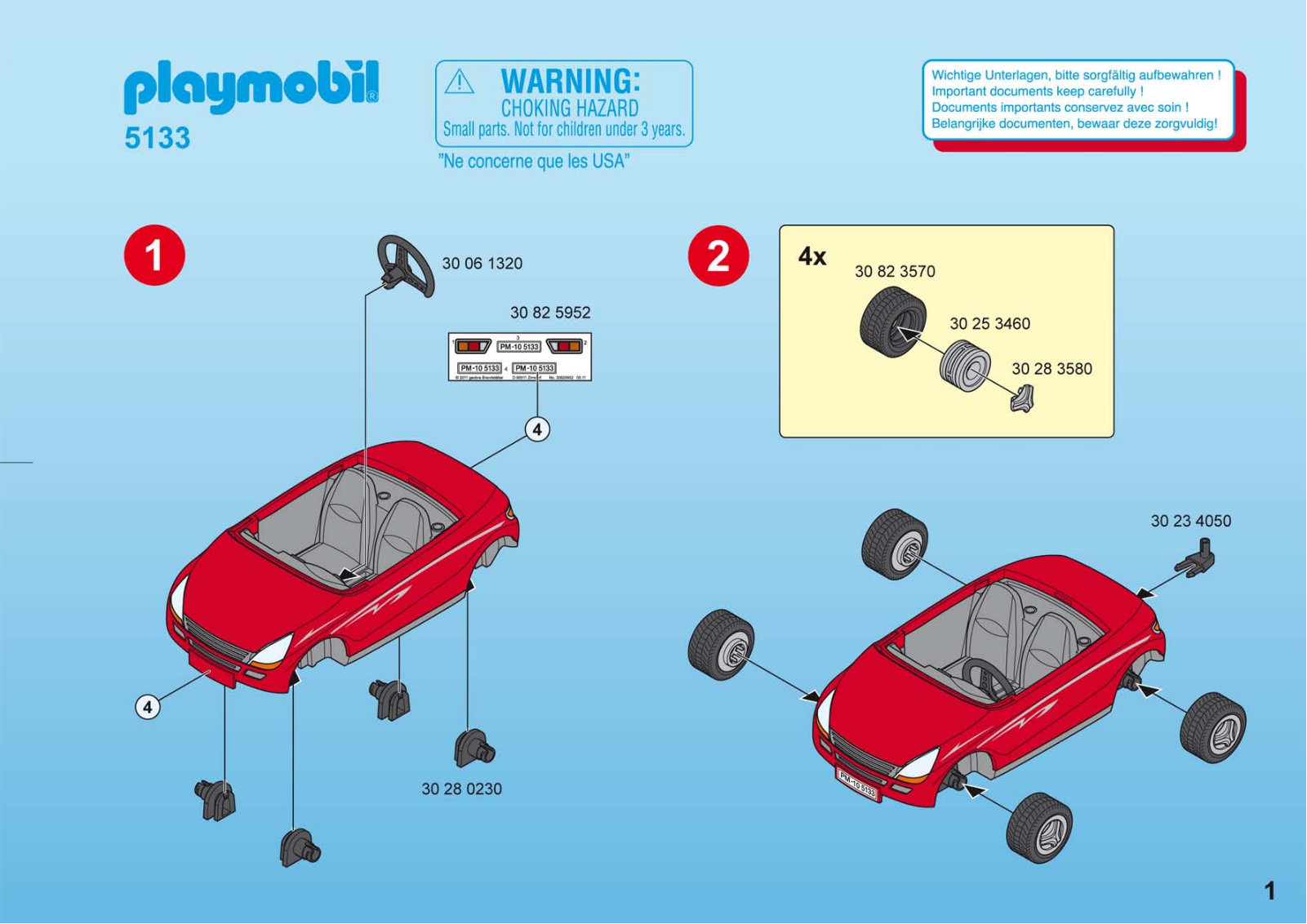 Playmobil 5133 Instructions