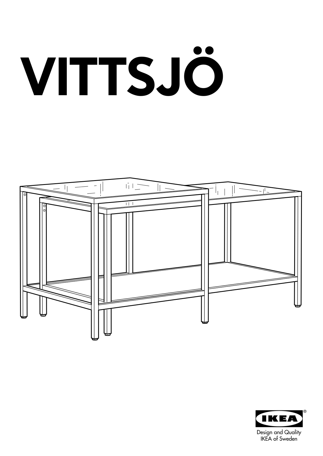 IKEA VITTSJO User Manual