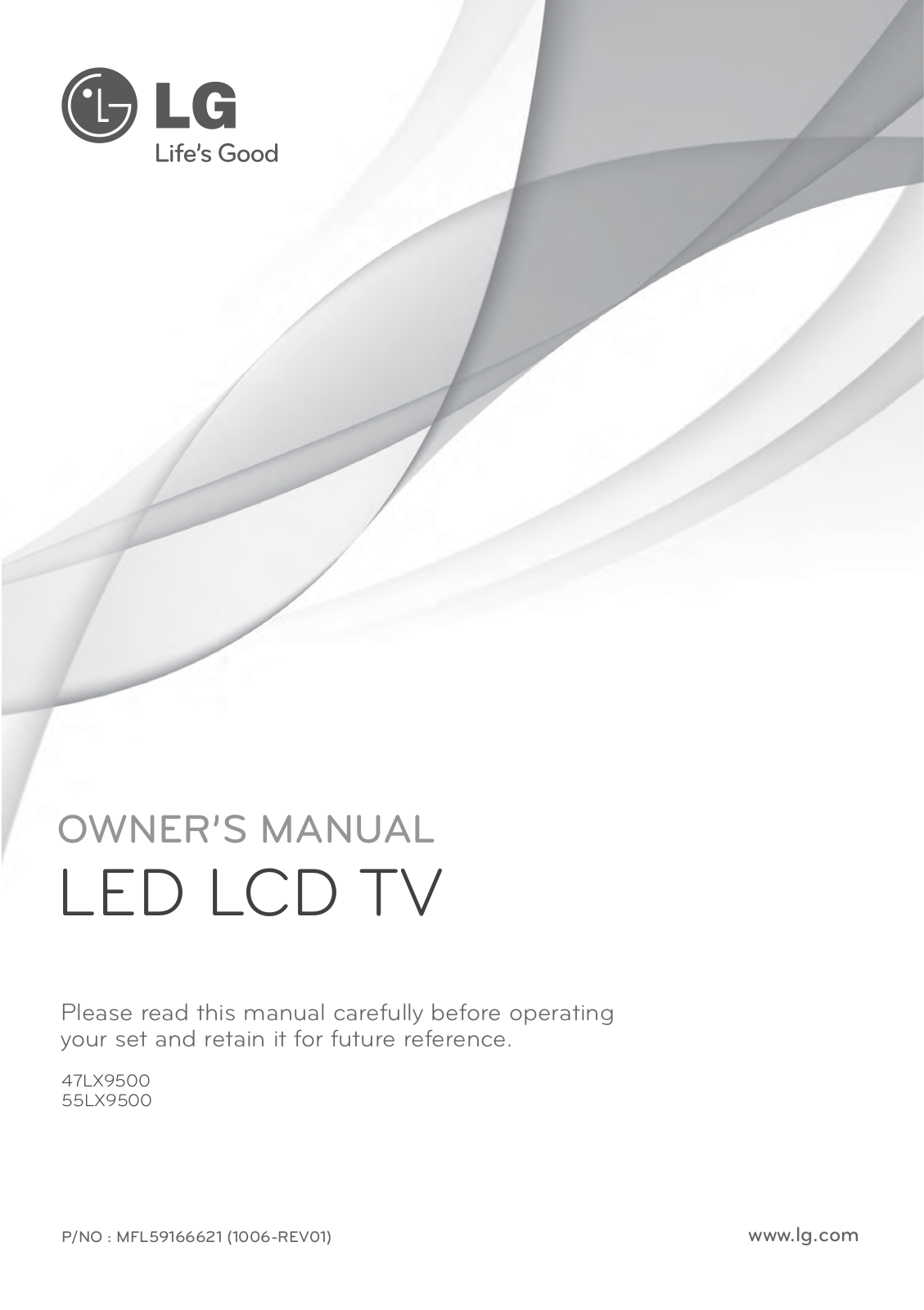 LG 47LX9500 User Manual