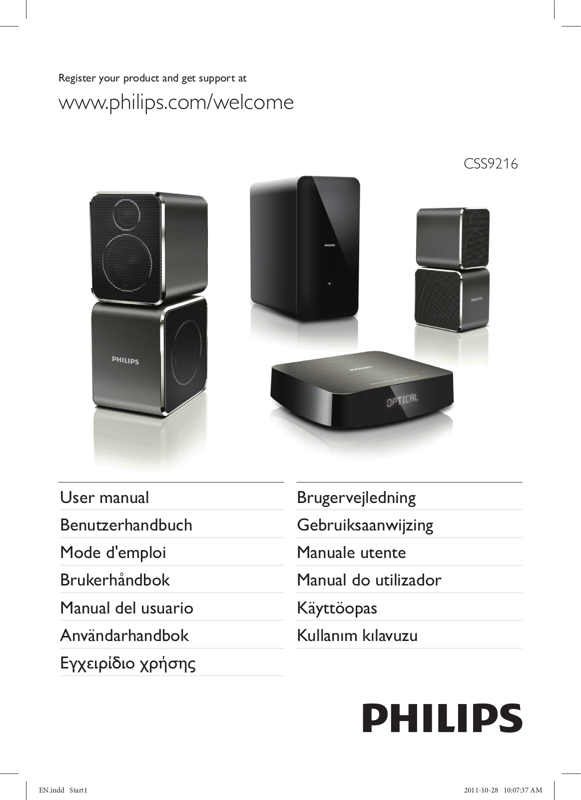 PHILIPS CSS921612 User Manual