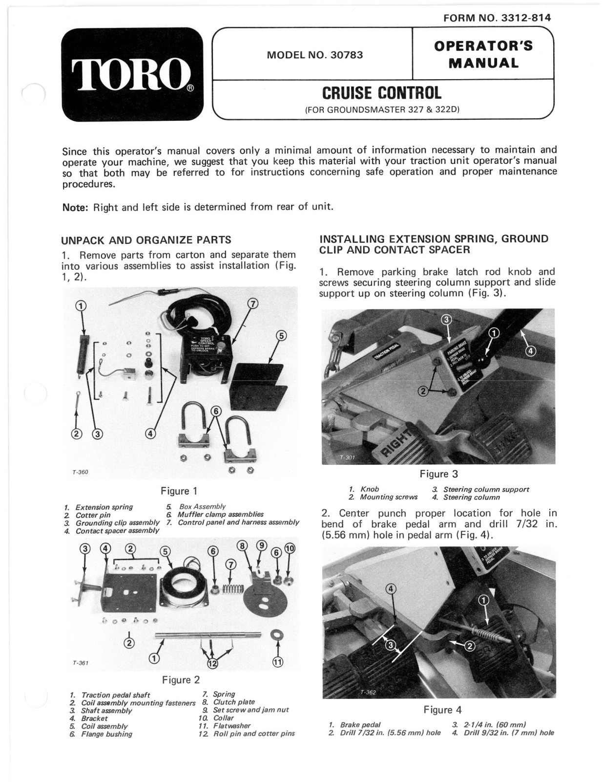 Toro 30783 Operator's Manual