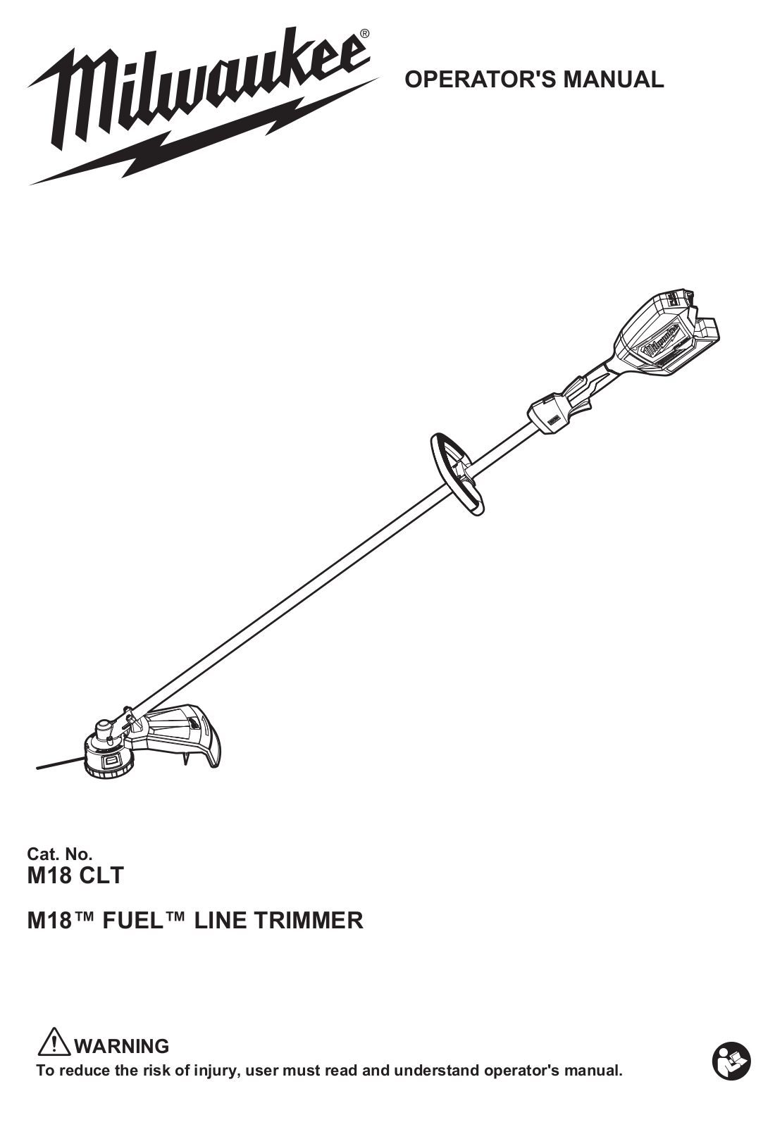 Milwaukee M18 FUEL CLT Operator's Manual