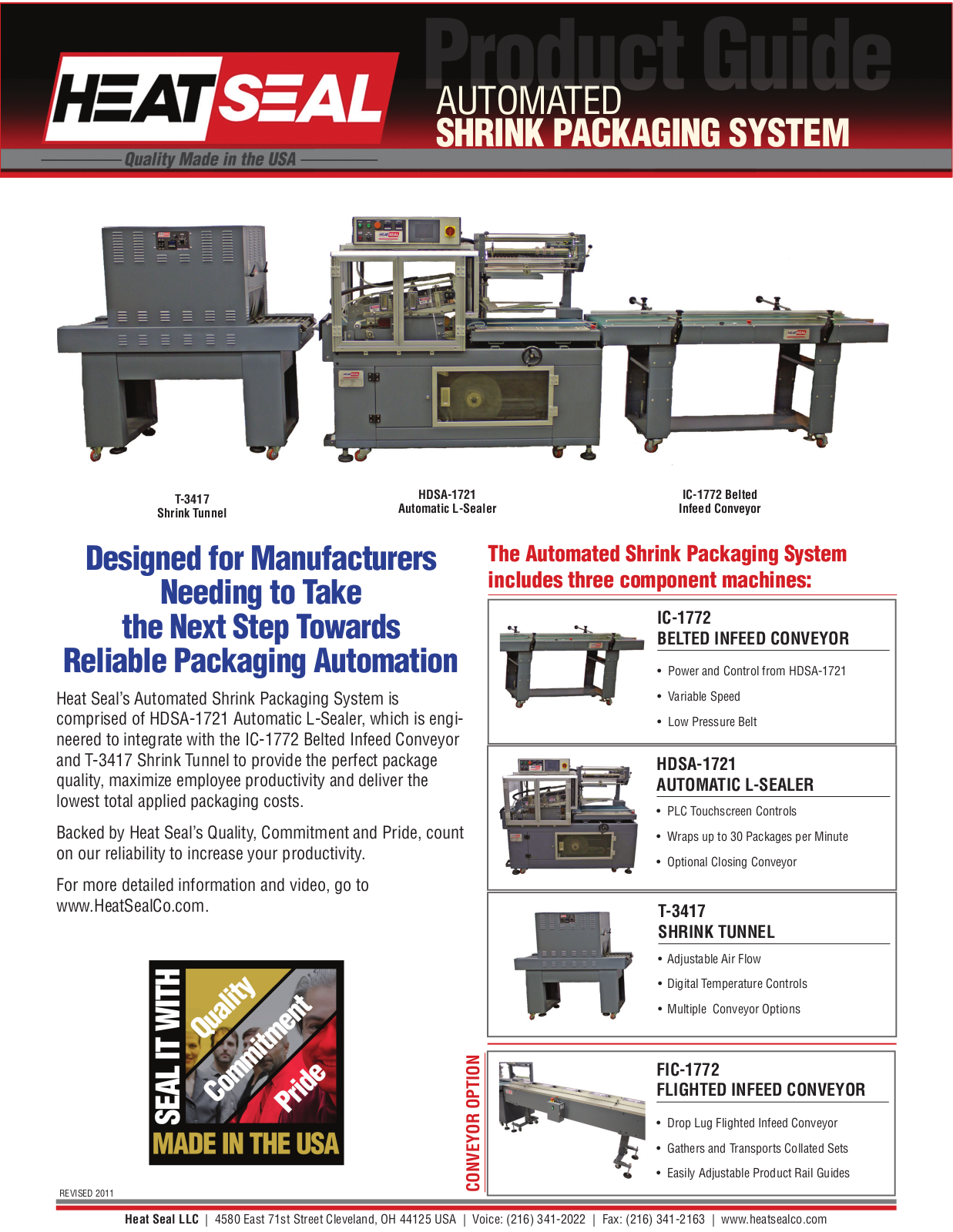 Heat Seal FIC-1772 User Manual