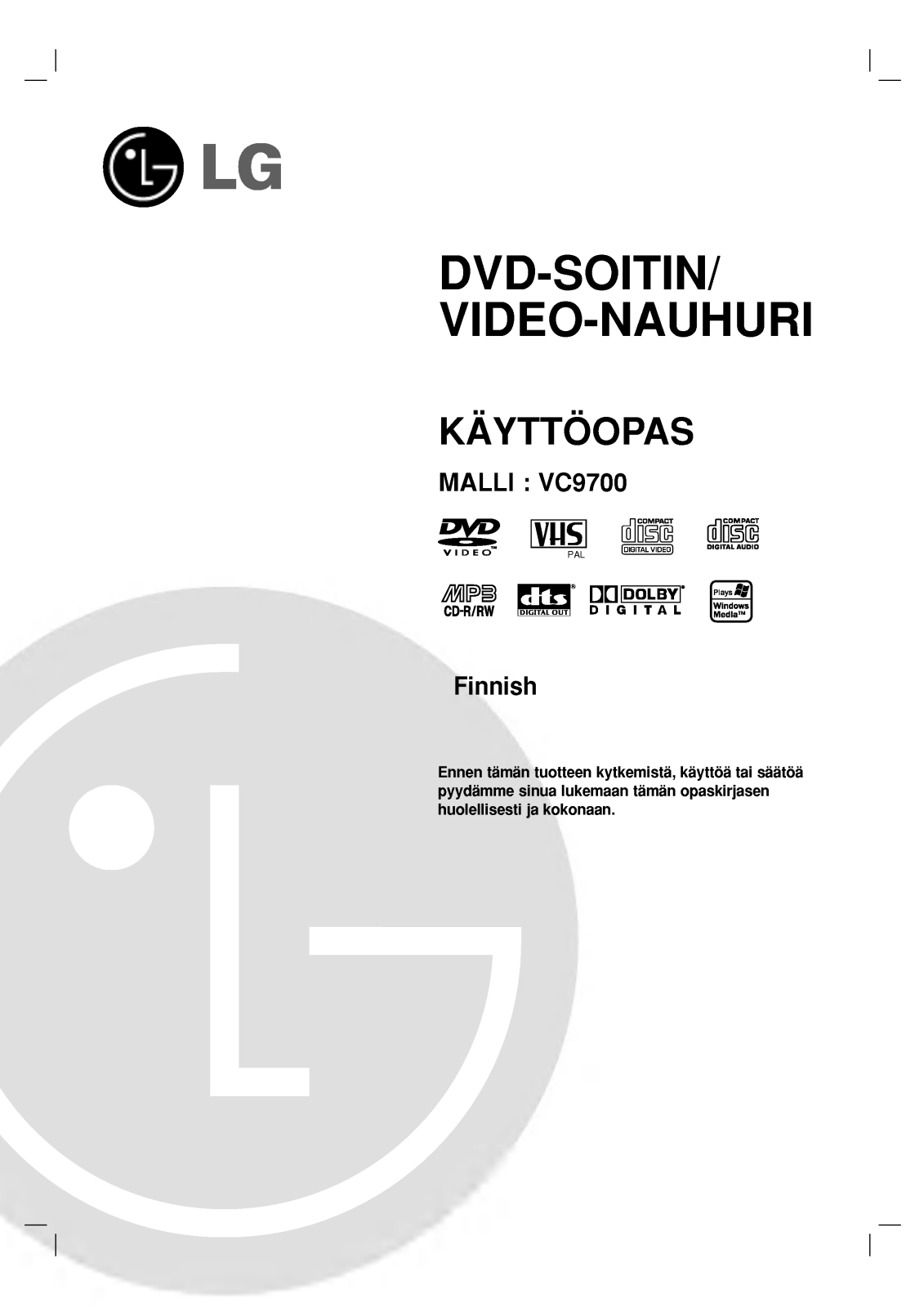 LG V9732CP2Z User manual