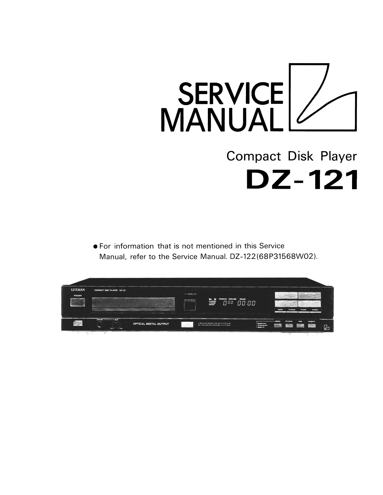 Luxman DZ-121 Service Manual