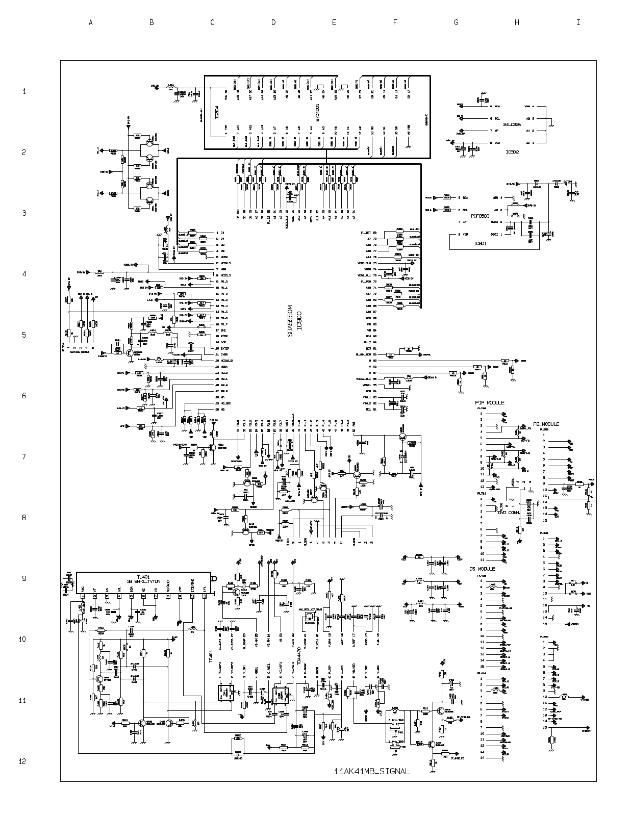 VESTEL 11AK41 Schematics signal