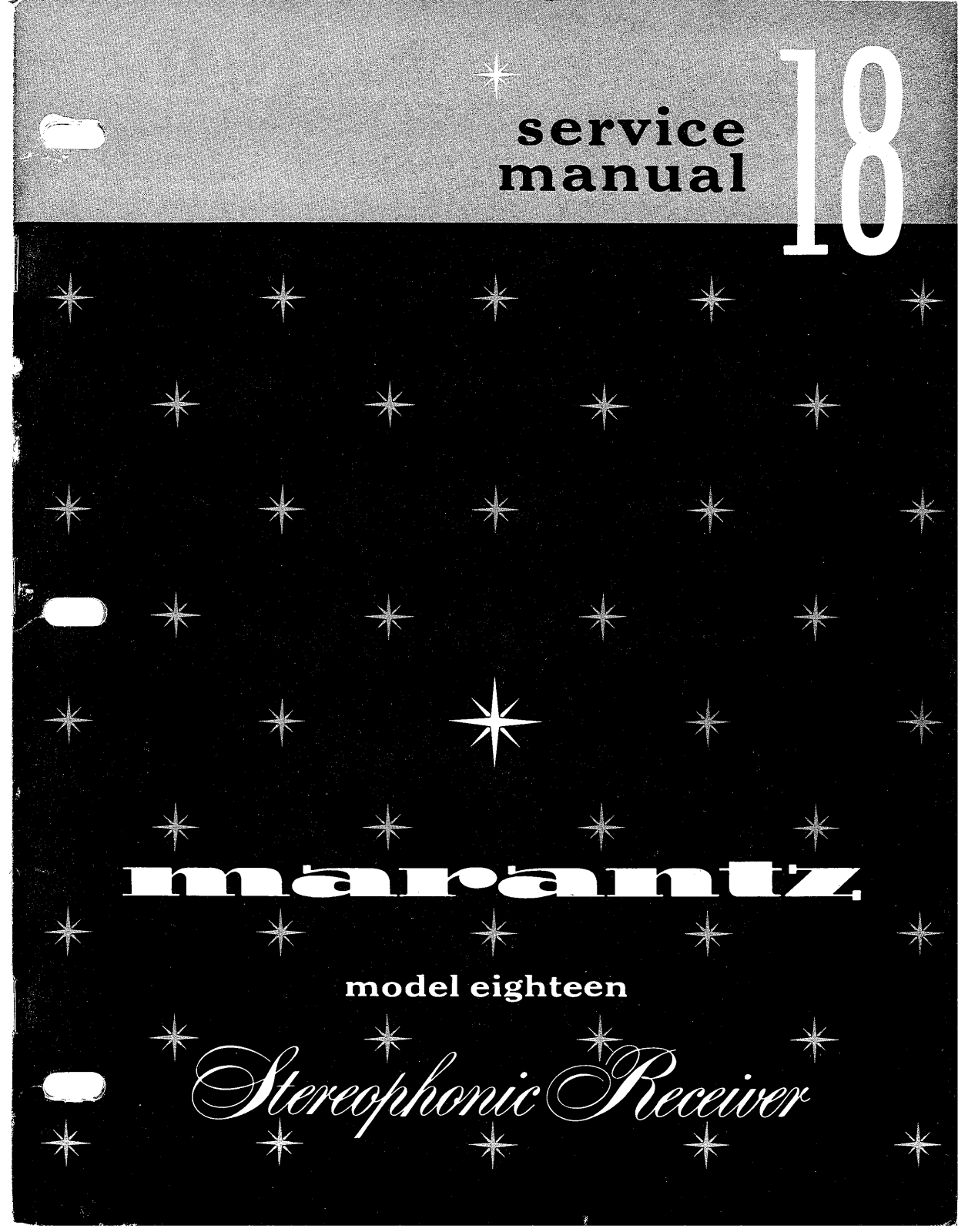 Marantz 18 Service Manual