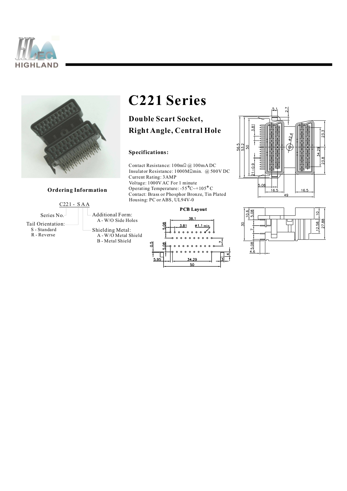 Rainbow Electronics C221 User Manual