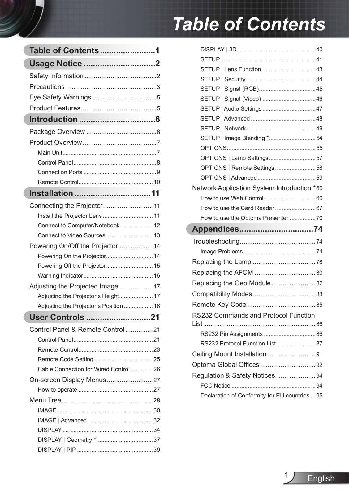 Optoma TW865-NL User Guide