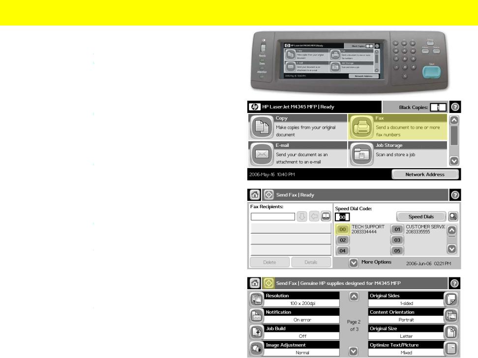 Hp LASERJET M5035 MFP Faxing Manual